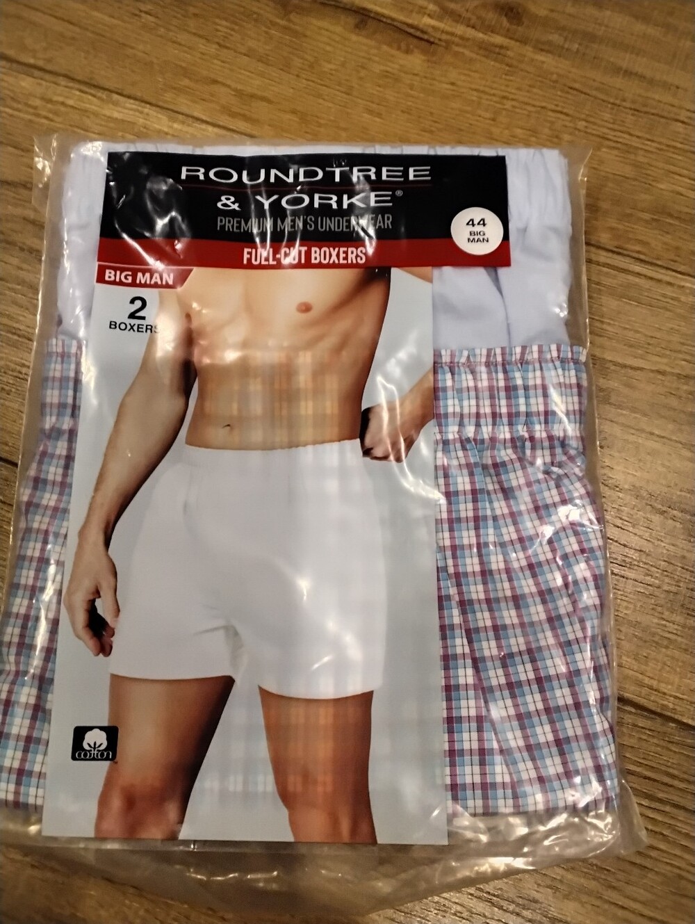 2/$15 NWT 100% Cotton 2 Pack Of Boxers  44 Firm Price